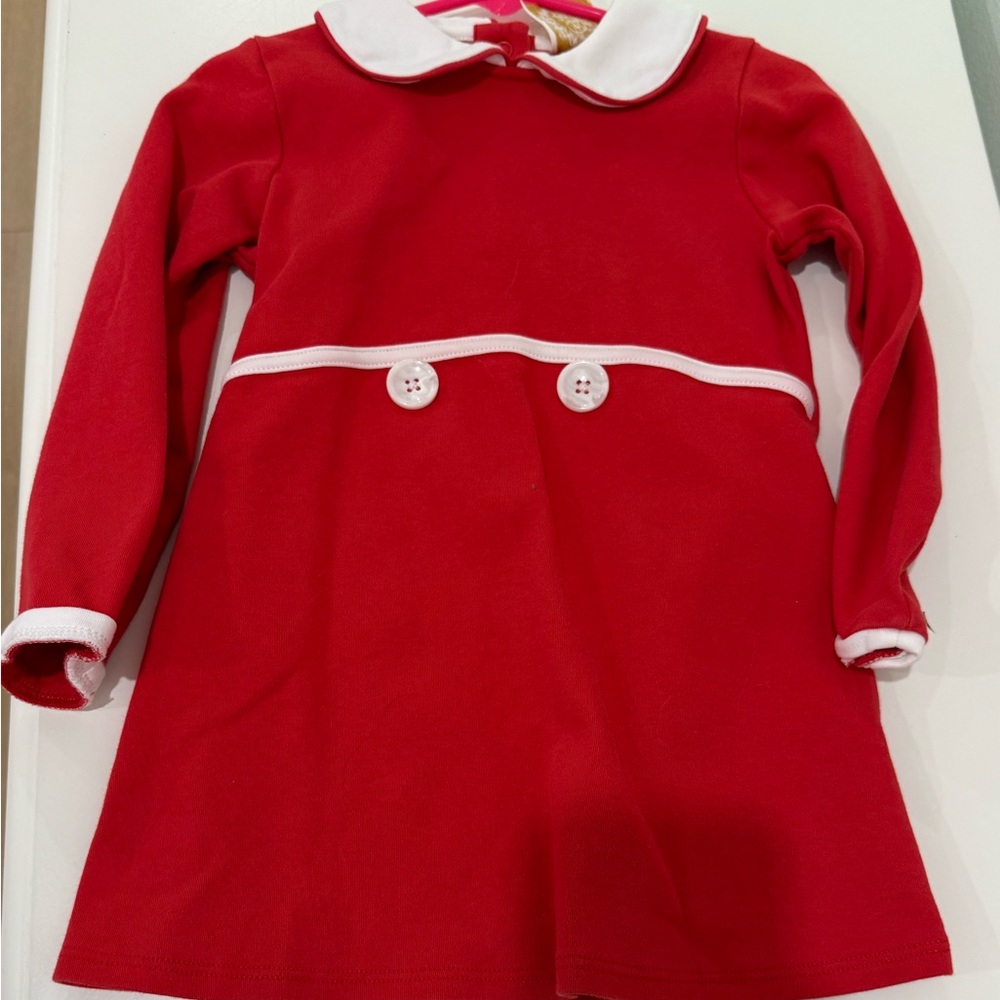 The Beaufort Bonnet Company Red and White Dress